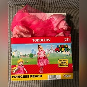 Súper Mario  Princess Peach pink Toddler‎ Outfit